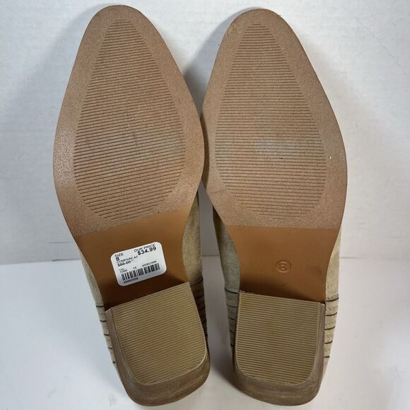 Comfort EST. 1946 Booties Slip On Mules Tan Beige Pointed Toe Cato Size 8 M - Picture 11 of 13